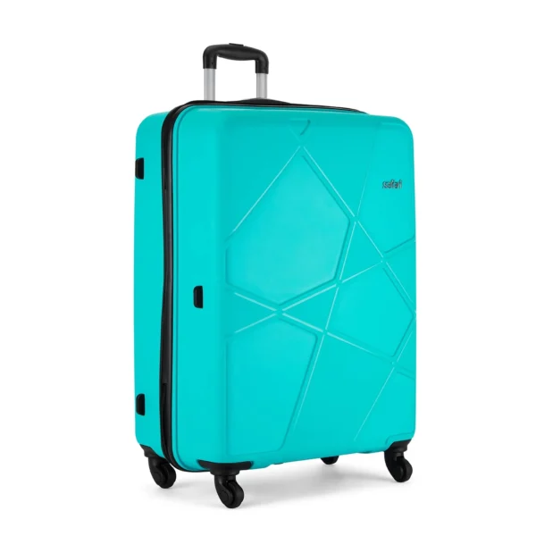 Safari Pentagon 75 Cms Large Check-in Polypropylene Hard Sided 4 Wheeler Luggage/Speed_Wheel Suitcase/Trolley Bag
