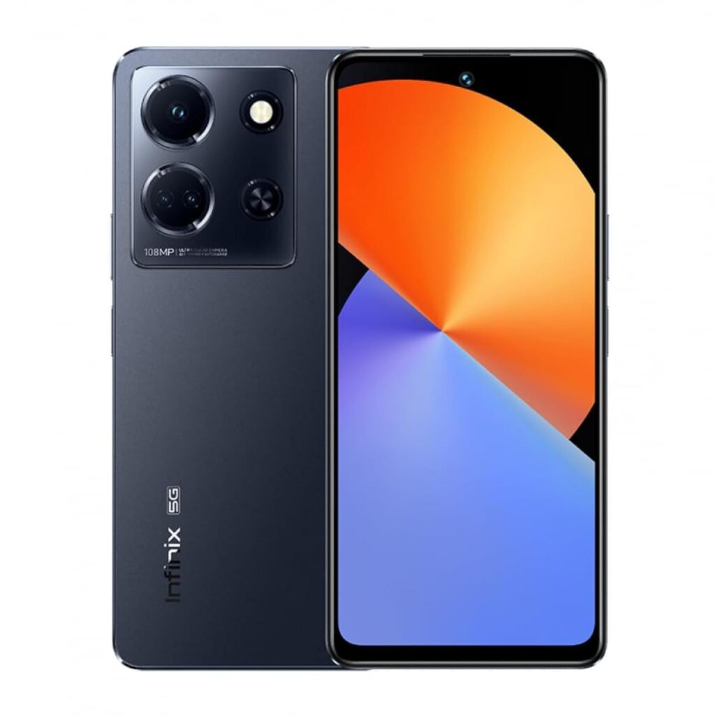 Infinix Note 30 5G Black 108MP, 2MP, AI Lens Rear Triple Camera 16MP Front Camera Smartphone