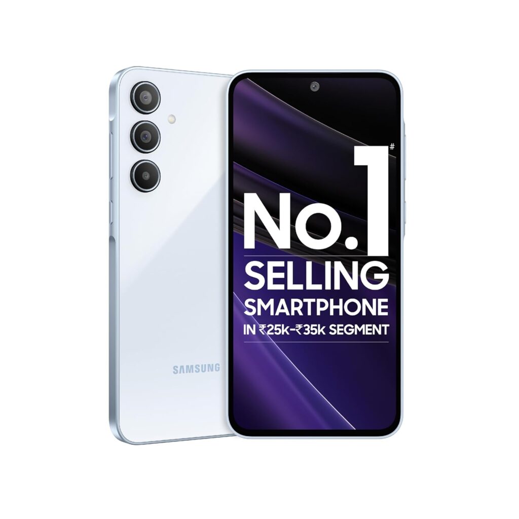 Samsung Galaxy A35 5G Awesome Iceblue, 50MP, 8MP, 5MP Triple Rear Camera 13MP Front Camera Smartphone