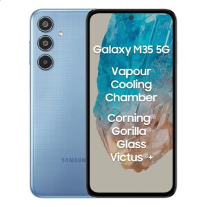 Samsung Galaxy M35 5G DayBreak Blue 6GB RAM, 128GB Storage 50MP, 8MP, 2MP Triple Rear Camera 13MP Front Camera Smartphone Under Rs 15,000
