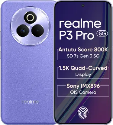 Get the Realme P3 Pro 5G for stunning vlogs and selfies With a 50MP rear camera, under Rs 25,000.