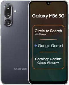 Capture stunning vlogs and self with the Samsung Galaxy M36 5G. Featuring a 50MP triple rear camera and 13MP front camera mobile under Rs 20,000.